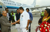 President Pranab Mukherjee arrives at MIA; accorded  warm welcome
